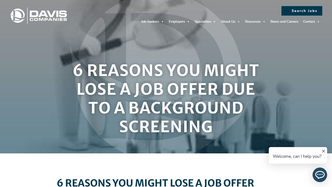 6 Reasons You Might Lose a Job Offer Due to a Background Screening